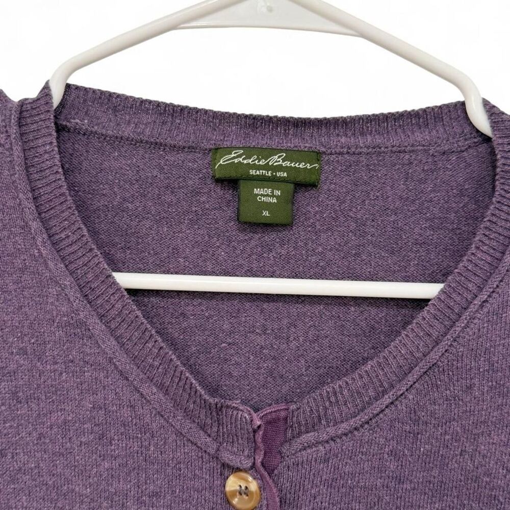Eddie-bauer Women's Purple Cardigan - Picture 3 of 5